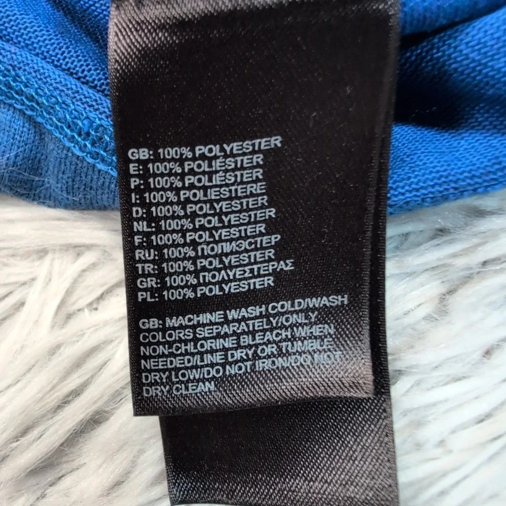 The North Face Shirt Mens XXL Blue‎ Flashdry Athletic Active Lightweight Tee